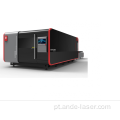 popular máquina de corte a laser de fibra de mesa dupla